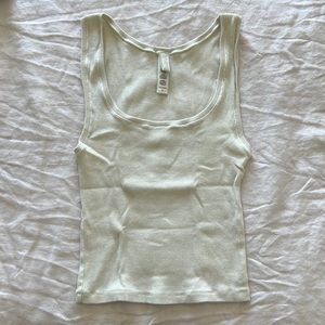 Skims cotton rib tank - bone